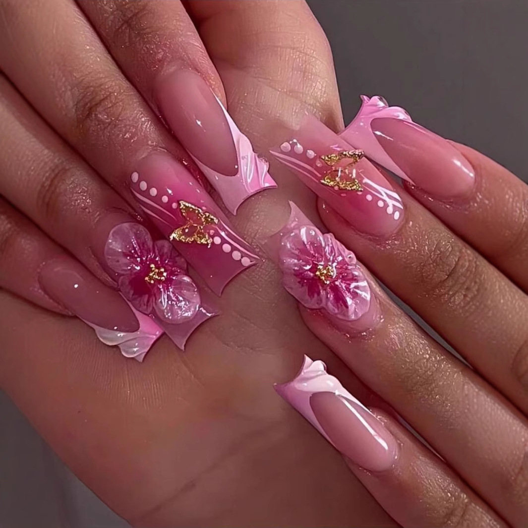 Pressed Flower Art - 24 pçs wearable quadrado imprensa em