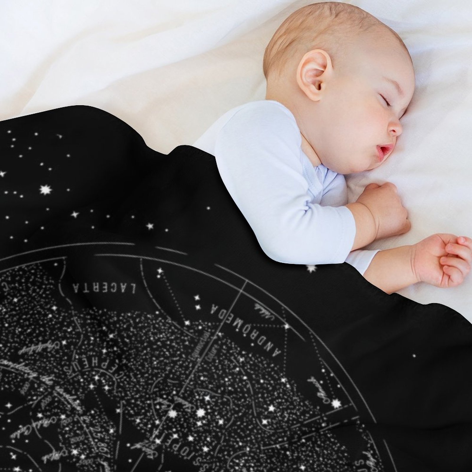 Manta Decorativa Vintage com D - Custom Star Map avaliação e preço