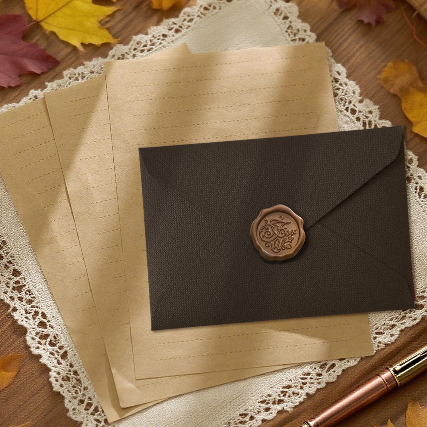 Conjunto de Papel para Escrita - Wax Seal Letter Kit avaliação e preço