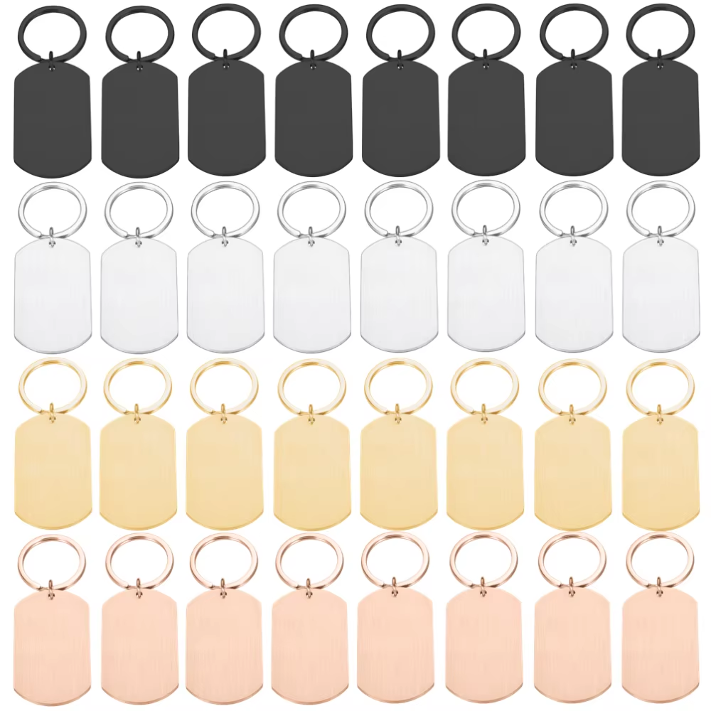 10PCS Etiqueta de Metal Person - Initial Ring Custom avaliação e preço