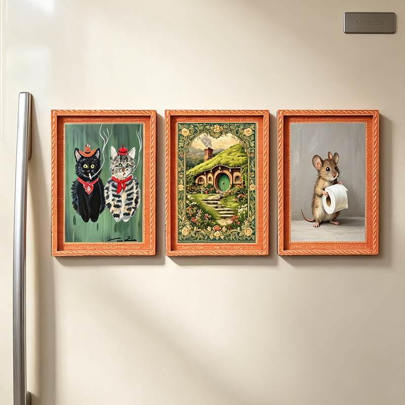 Porta-Retrato Magnético de Mad - Engraved Wood Frame avaliação e preço