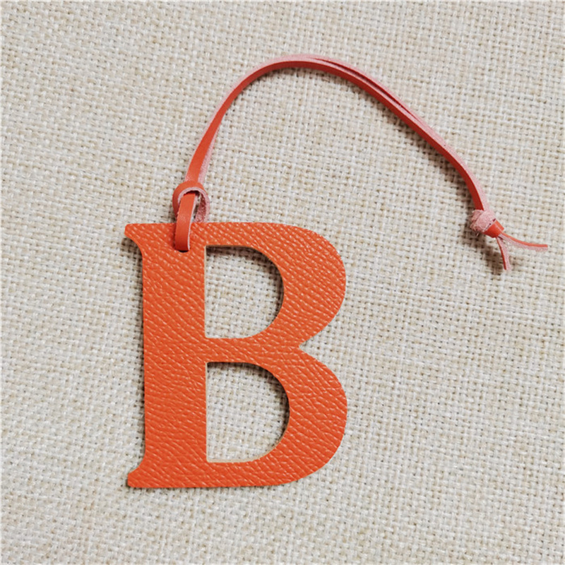 Chaveiro de couro natural genu - Monogram Keychain Leather avaliação e preço