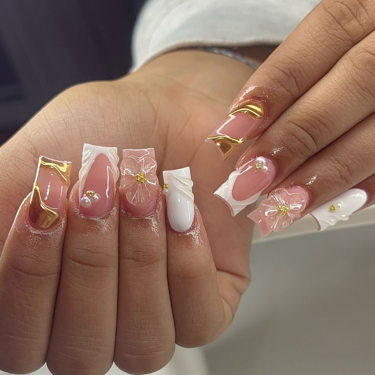 24 pçs wearable quadrado impre - Pressed Flower Art avaliação e preço
