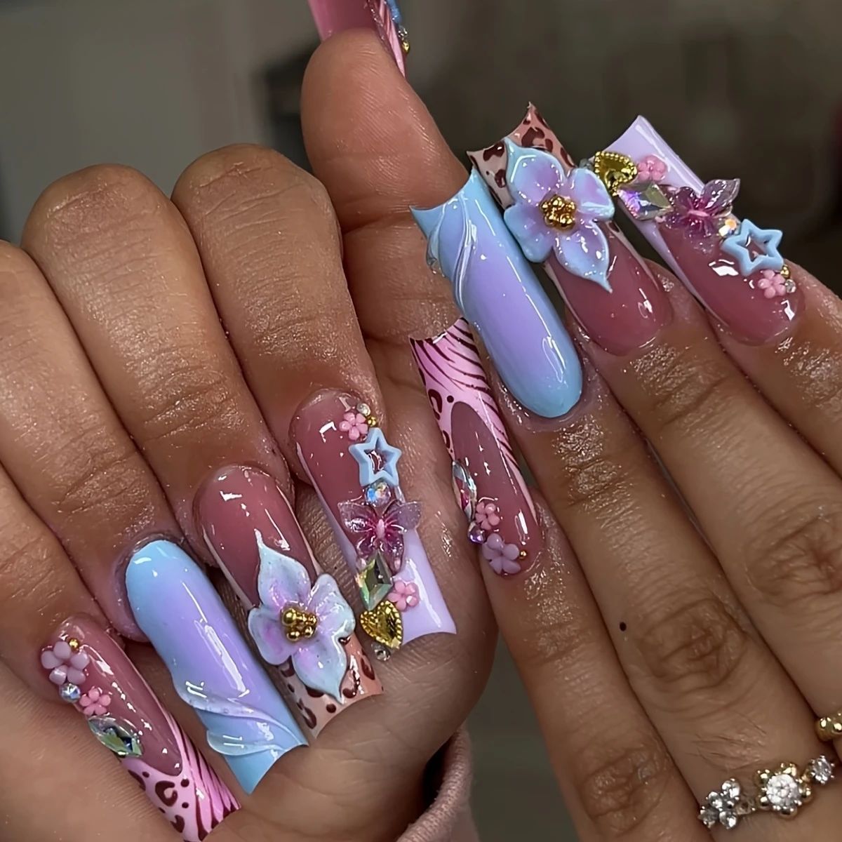 24 pçs wearable quadrado impre - Pressed Flower Art avaliação e preço