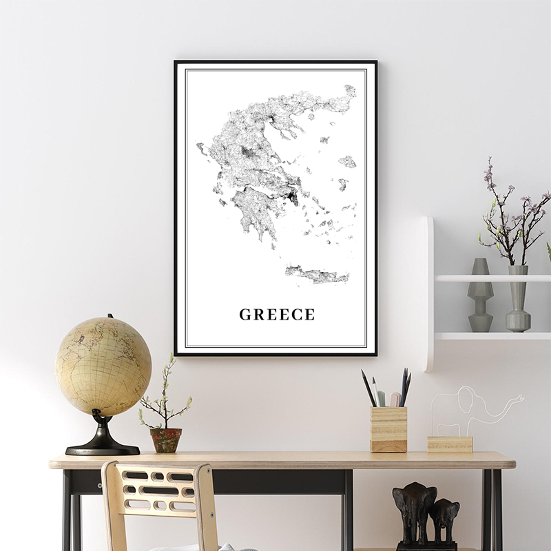 Mapa da estrada da grécia post - Custom Star Map avaliação e preço