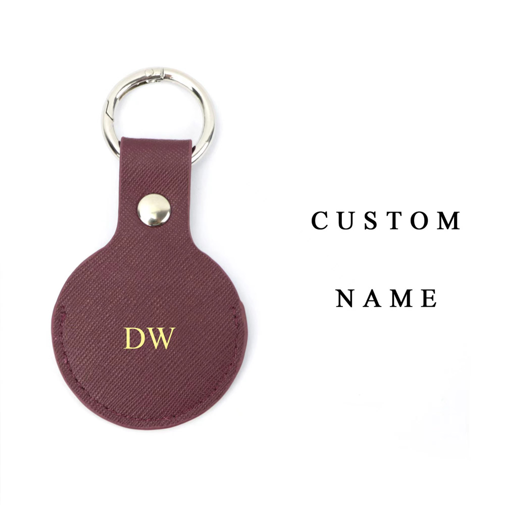 Letras iniciais douradas perso - Monogram Keychain Leather avaliação e preço
