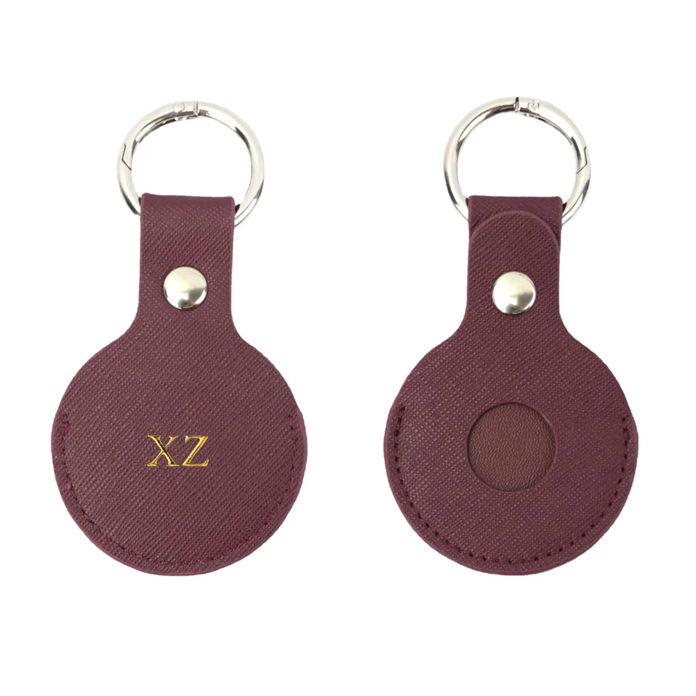 Letras iniciais douradas perso - Monogram Keychain Leather avaliação e preço