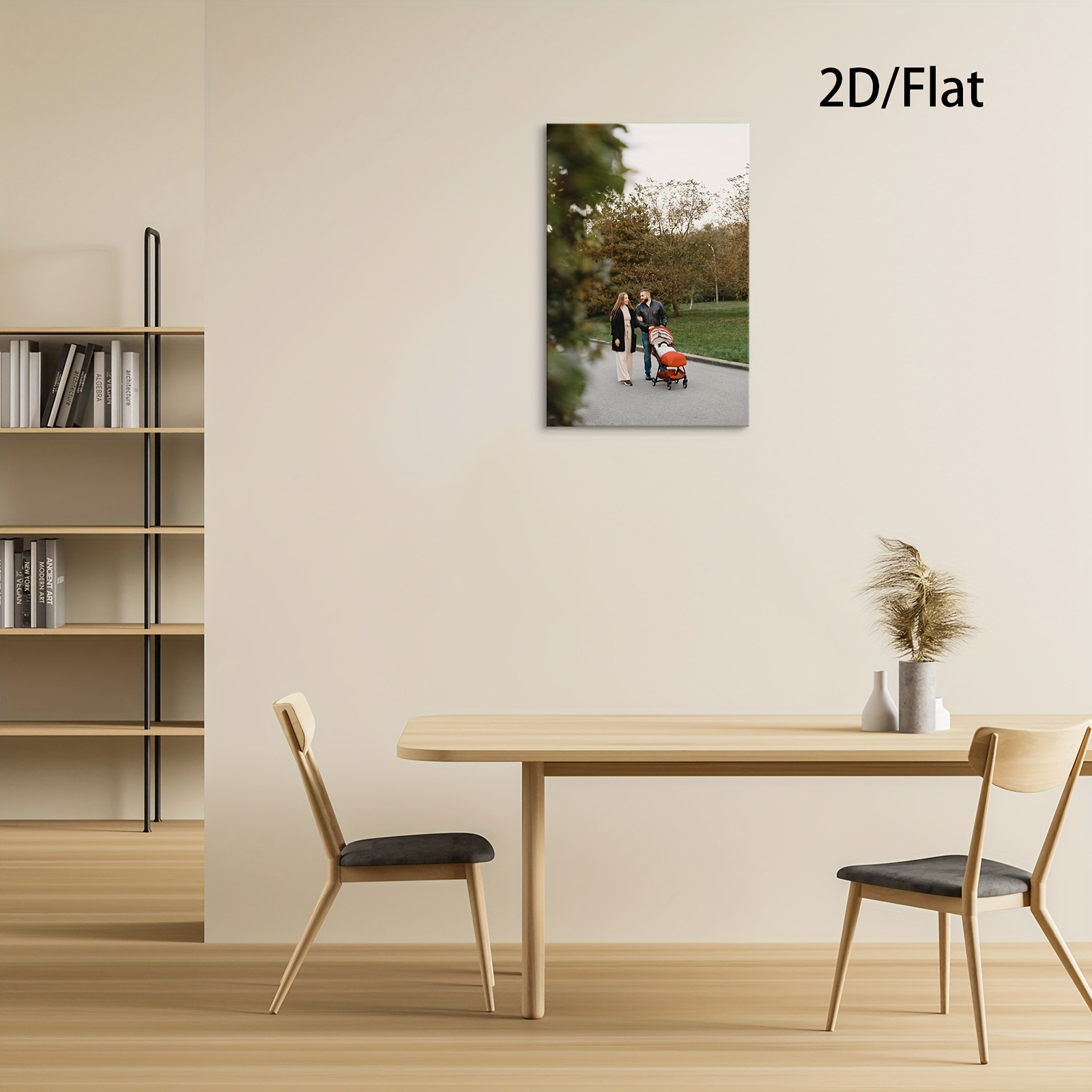 1 unidade de pôster emoldurado - Engraved Wood Frame avaliação e preço