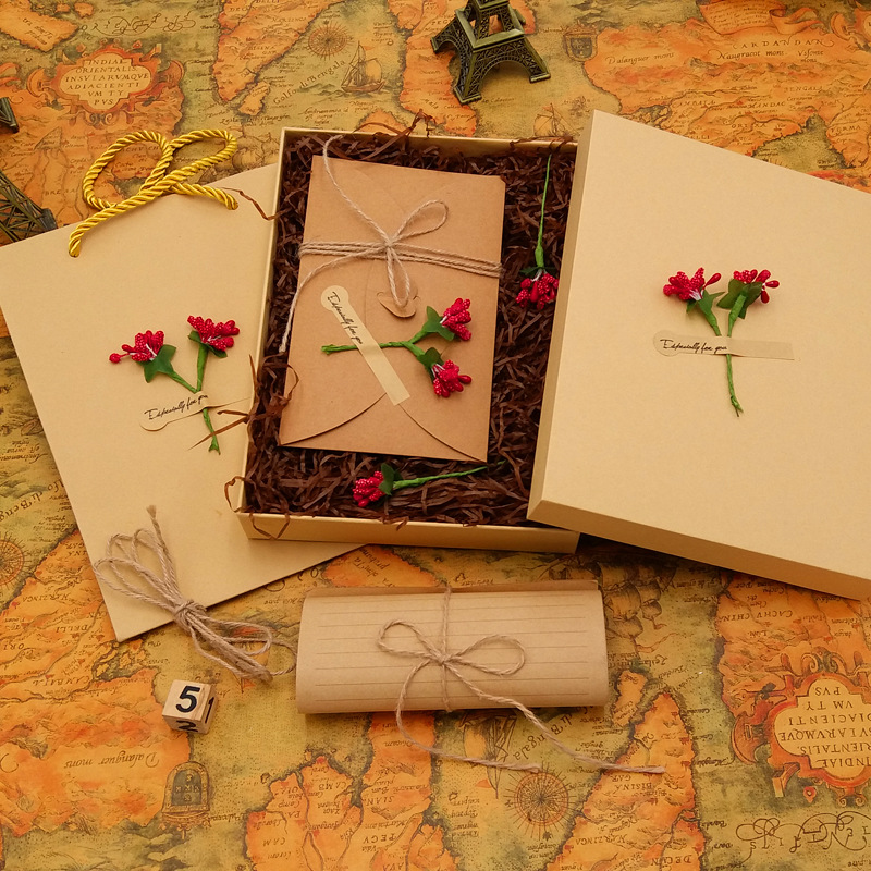 Envelope retrô romântico com d - Wax Seal Letter Kit avaliação e preço