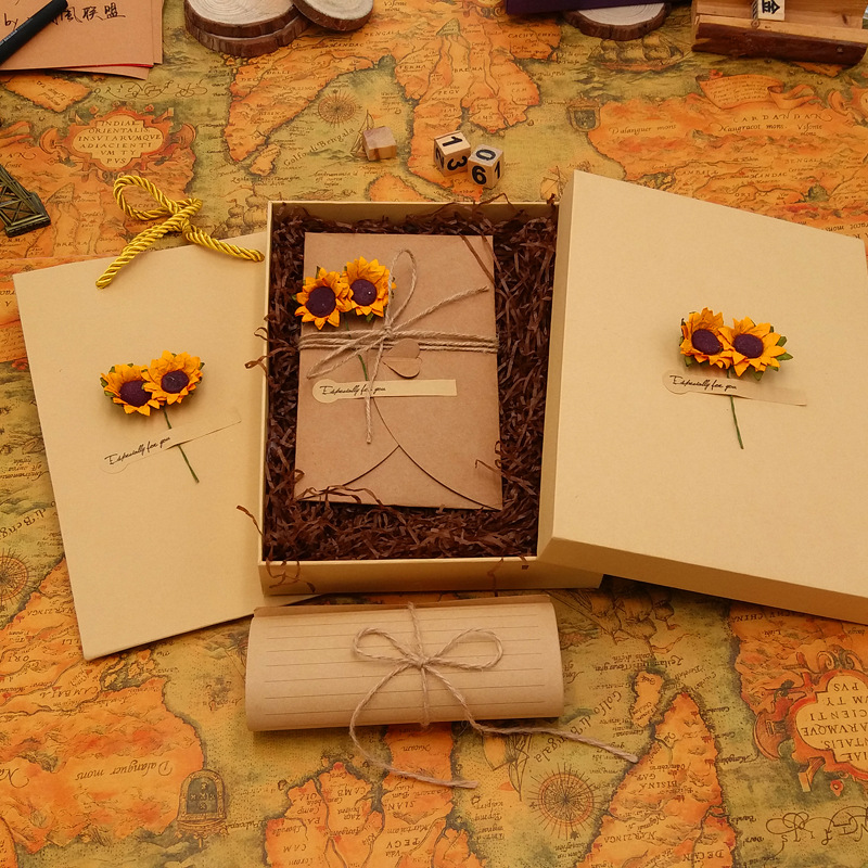 Envelope retrô romântico com d - Wax Seal Letter Kit avaliação e preço