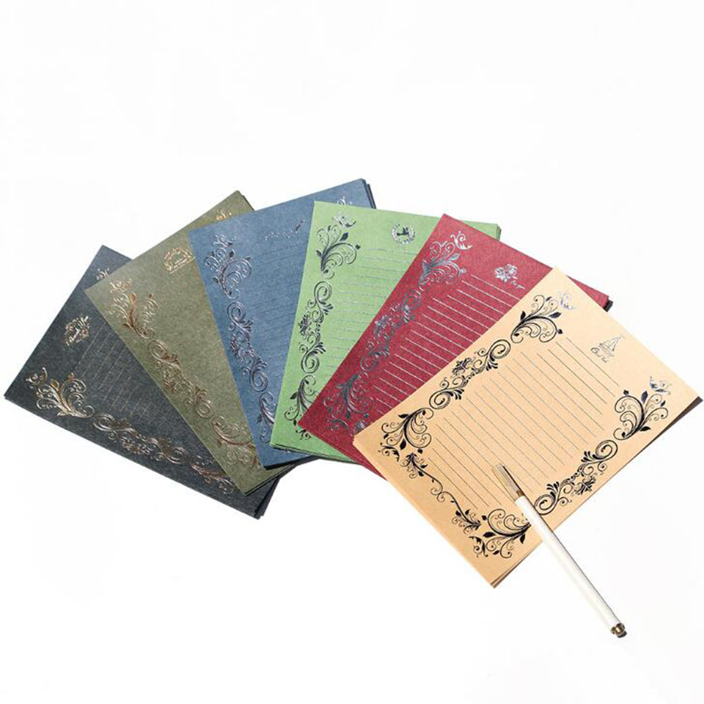 4 folhas de luxo elegante vint - Wax Seal Letter Kit avaliação e preço