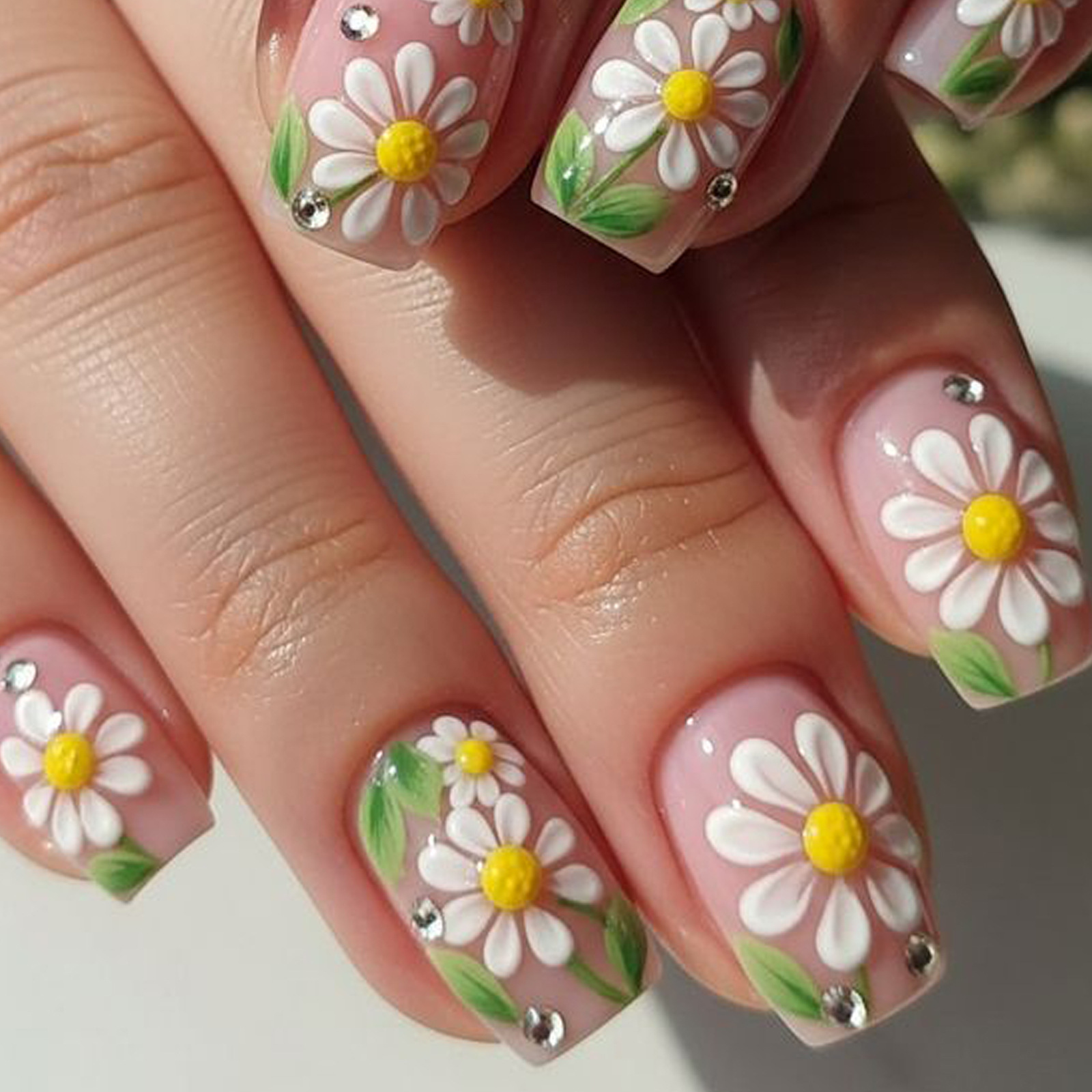 Unhas postiças curtas e médias - Pressed Flower Art avaliação e preço