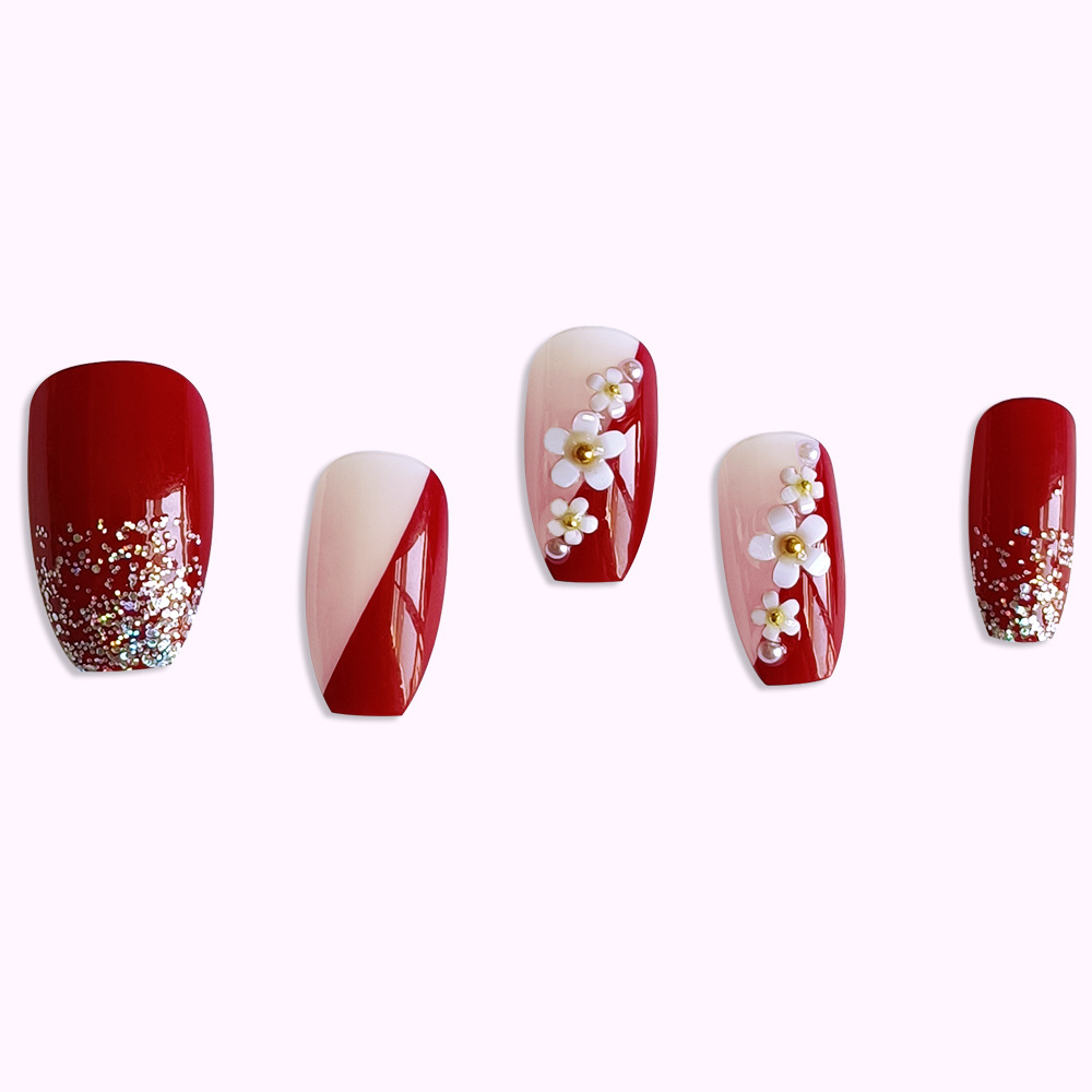 24 pçs vermelho brilhante impr - Pressed Flower Art avaliação e preço