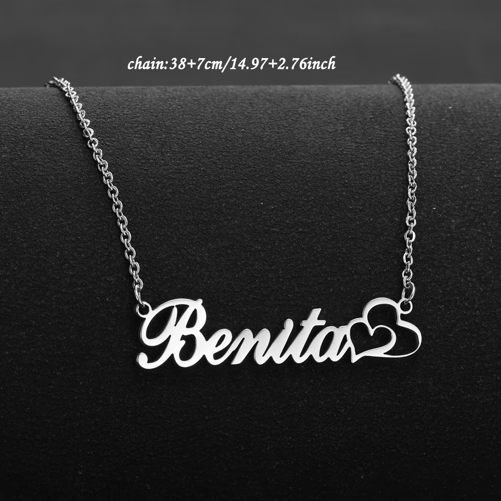 Colar personalizado com nome e - Name Necklace Custom avaliação e preço