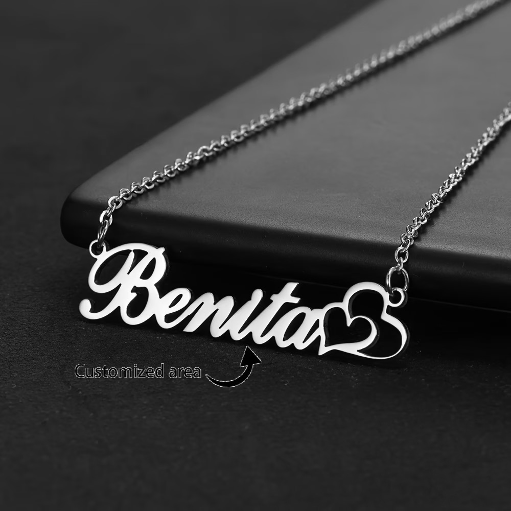 Colar personalizado com nome e - Name Necklace Custom avaliação e preço
