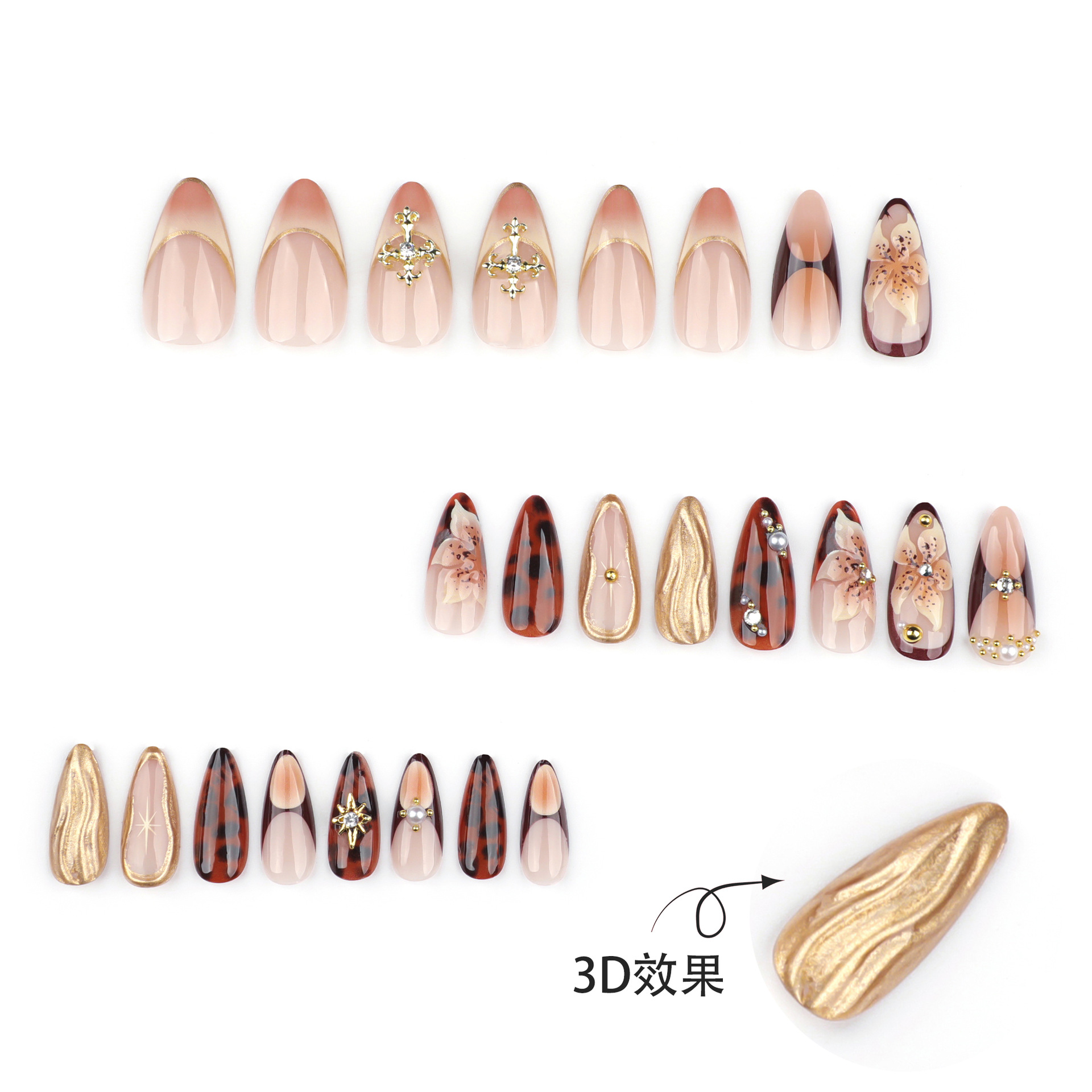 Unhas Postiças de Luxo Maillar - Pressed Flower Art avaliação e preço