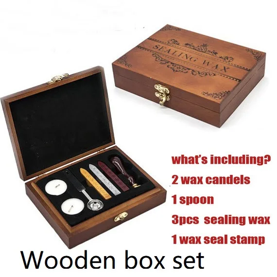 Carimbo de selo de cera com le - Wax Seal Letter Kit avaliação e preço